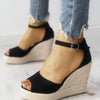 Espadrilles Women Wedges Peep