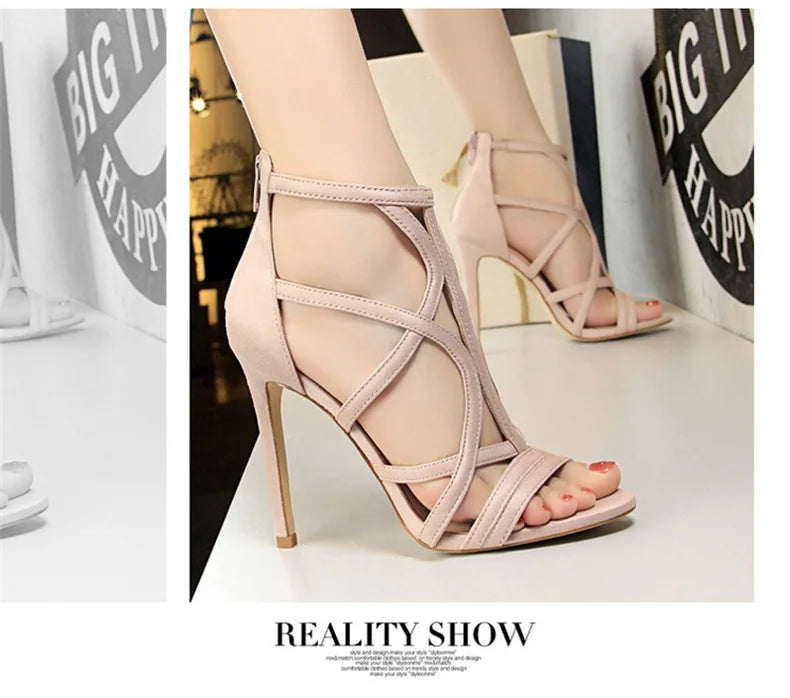 Roman style Thin High Heels