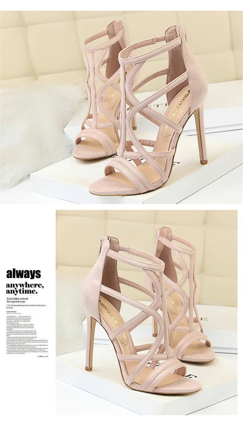 Roman style Thin High Heels