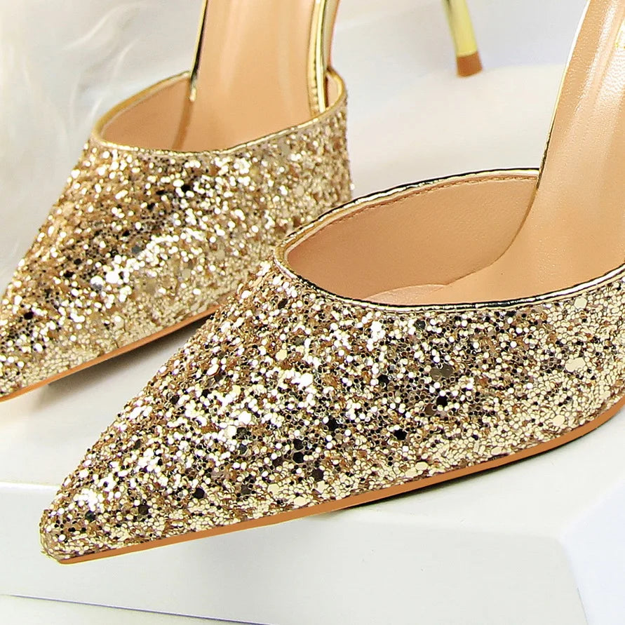 High Heels Bling Sandals Lady