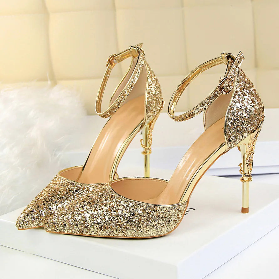 High Heels Bling Sandals Lady