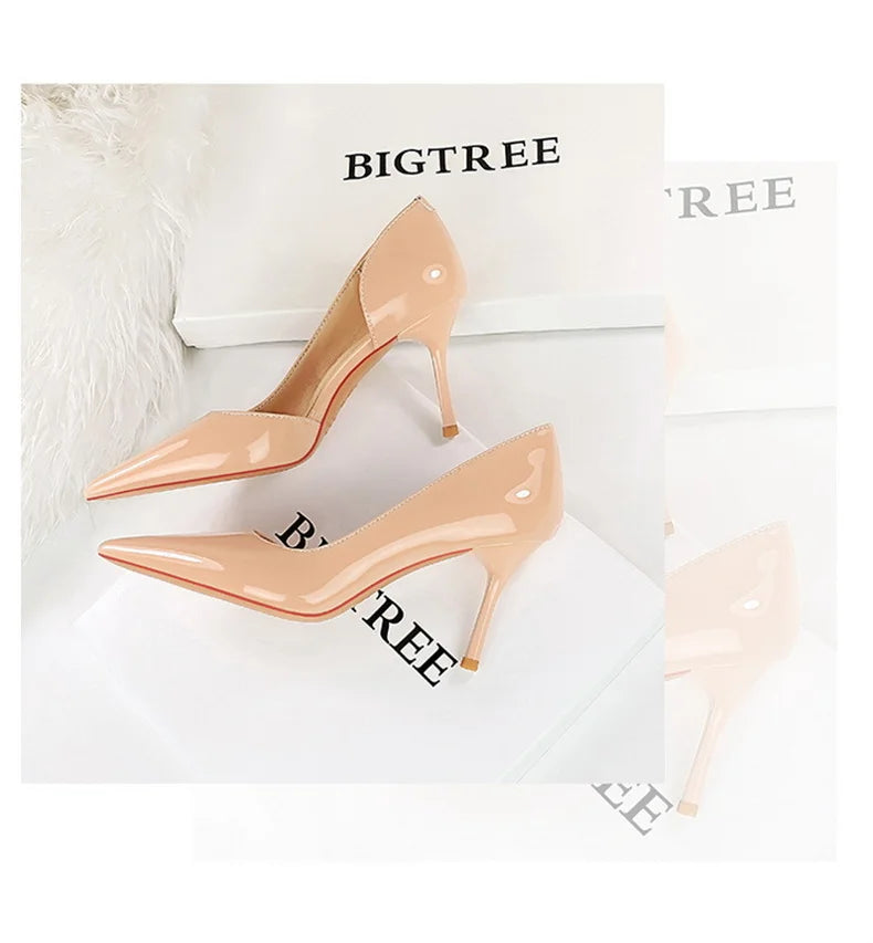 Women High Heels Nude Color