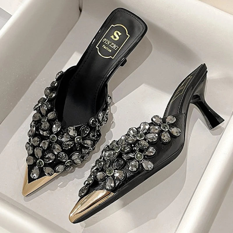 Luxury Rhinestones Pointed Toe