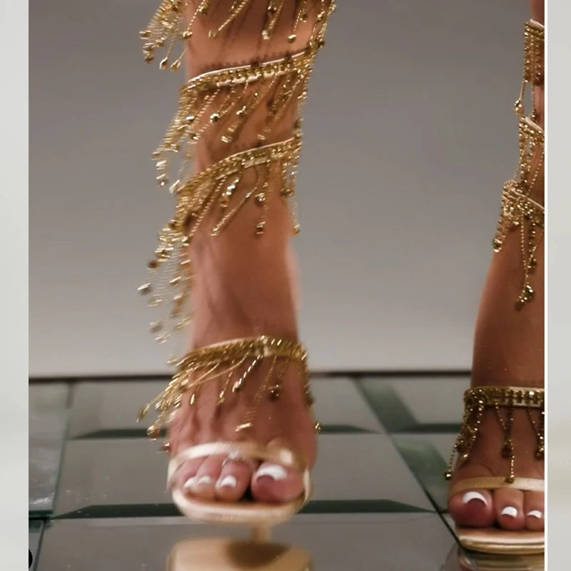 Eilyken Golden Crystal Rhinestone