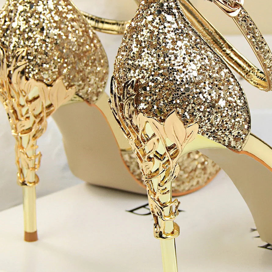 High Heels Bling Sandals Lady