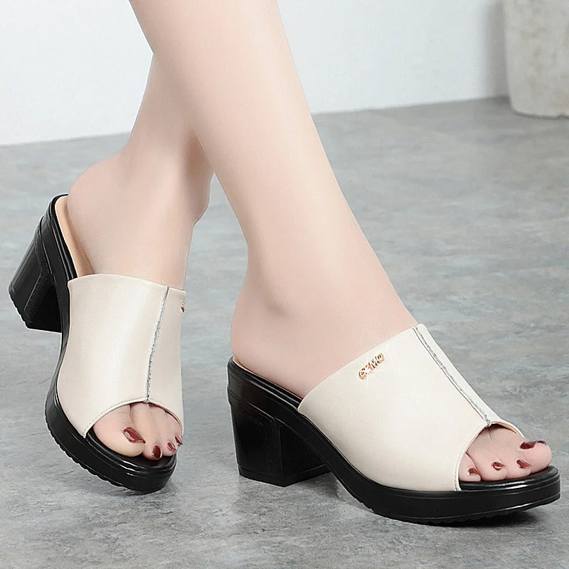 Heel Summer Peep Toe Platform