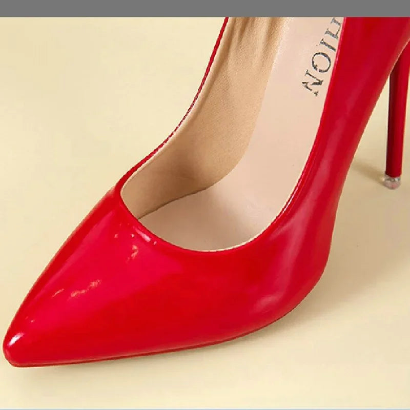 Women Shoes Red High Heels