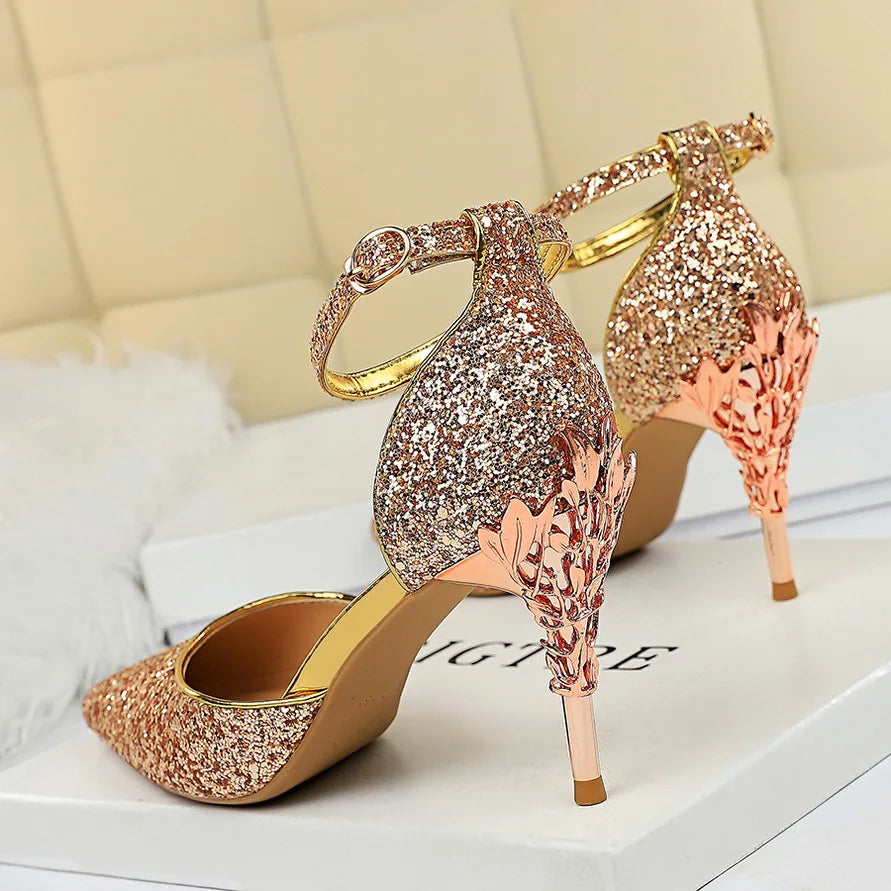 High Heels Bling Sandals Lady