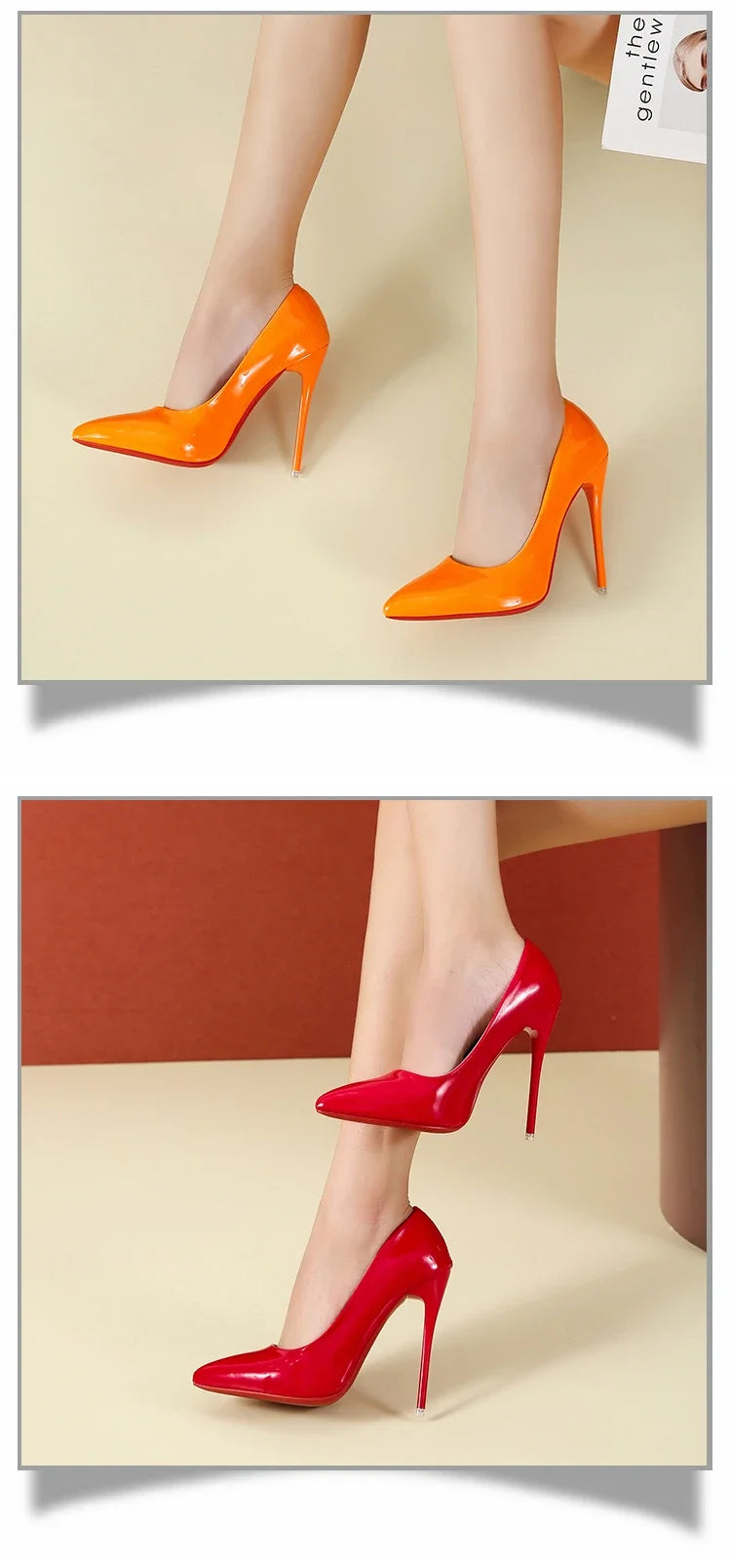 Women Shoes Red High Heels