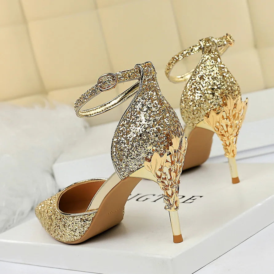 High Heels Bling Sandals Lady