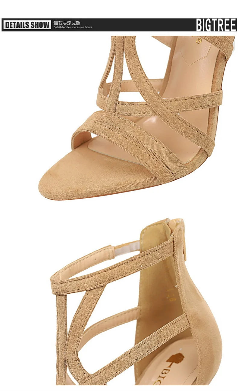 Roman style Thin High Heels