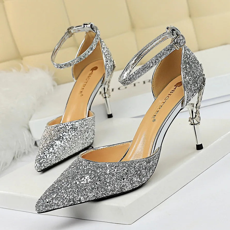 High Heels Bling Sandals Lady