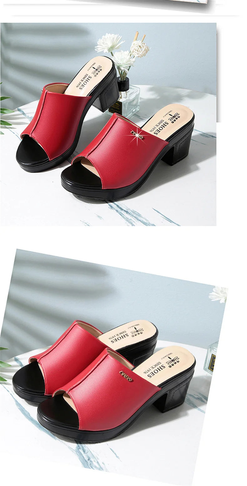 Heel Summer Peep Toe Platform