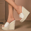 LIHUAMAO wedges slipper shoes
