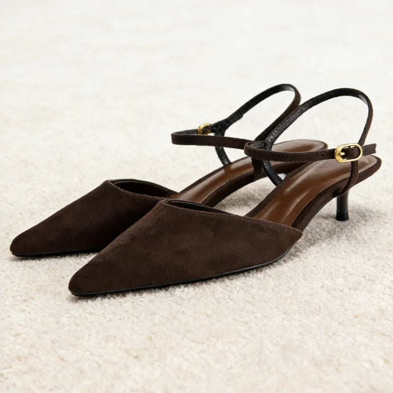 Elegant Pointed Toe Heels Women