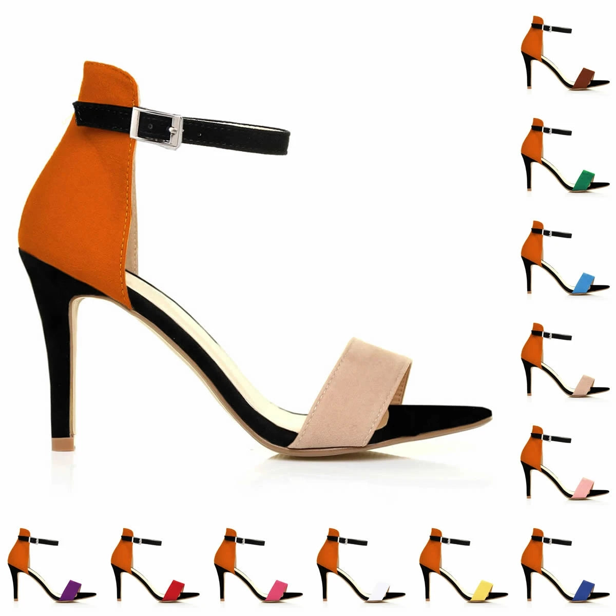 Women Sandals Mixed Color Sexy