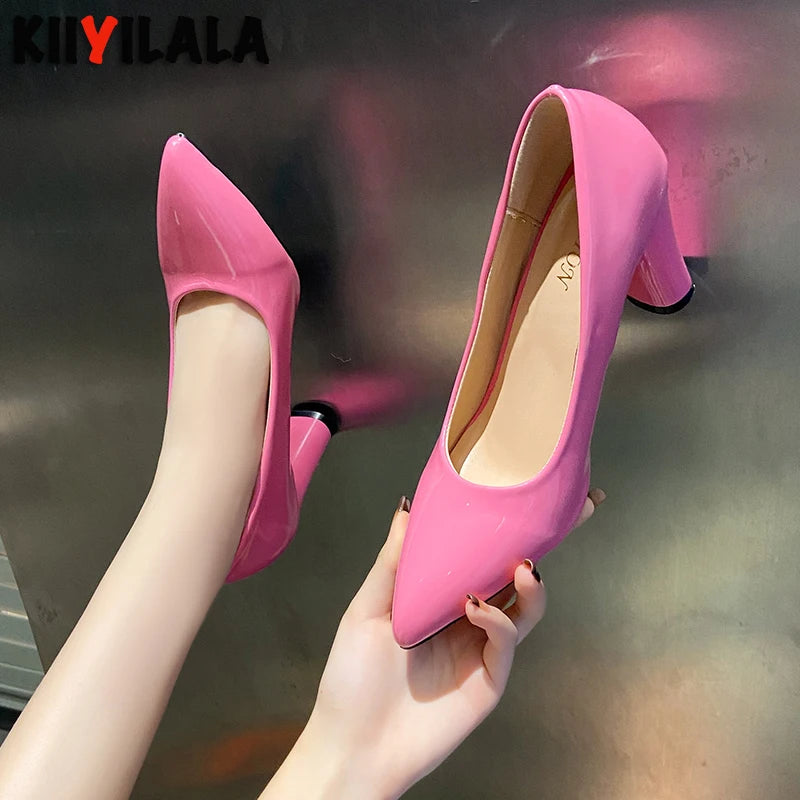 Women's Pumps 7.5cm round