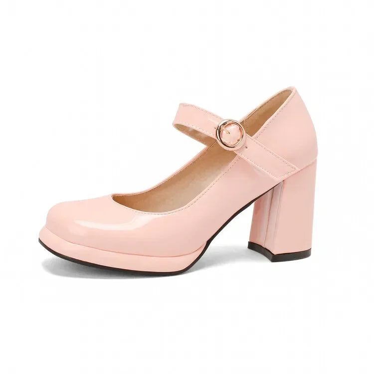 PU Patent Leather Green Navy