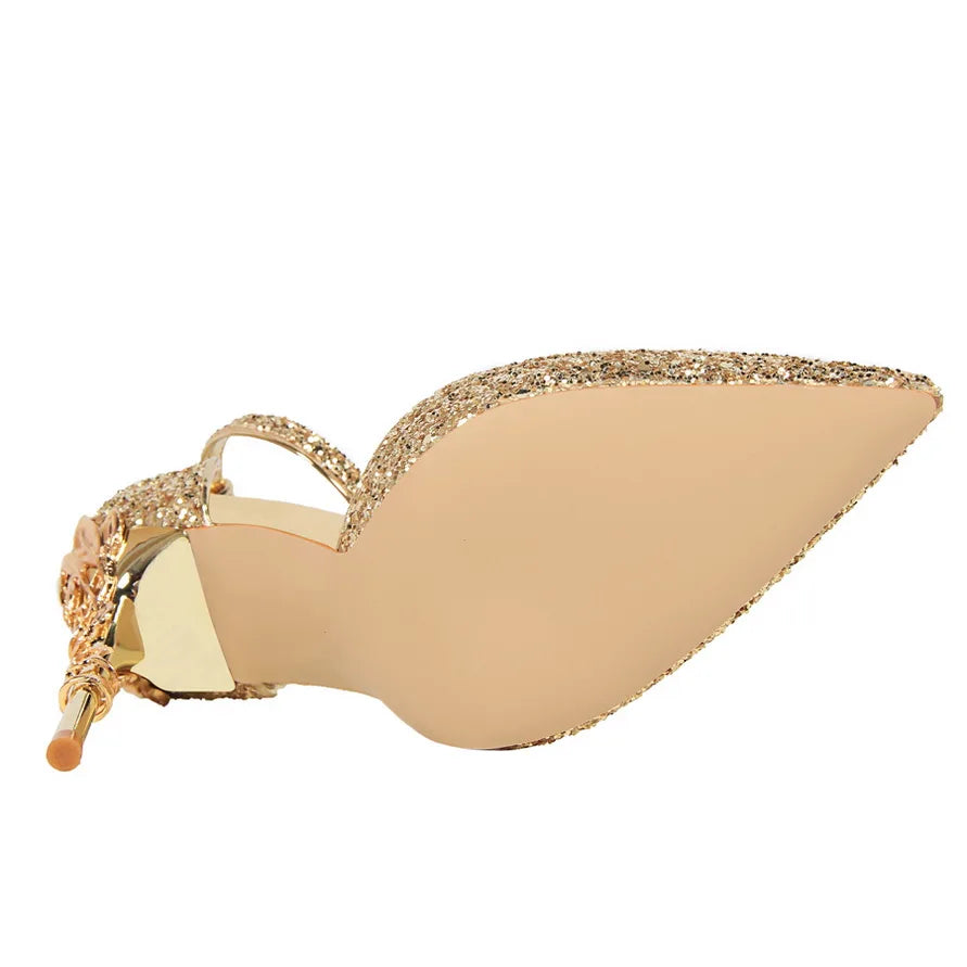 High Heels Bling Sandals Lady