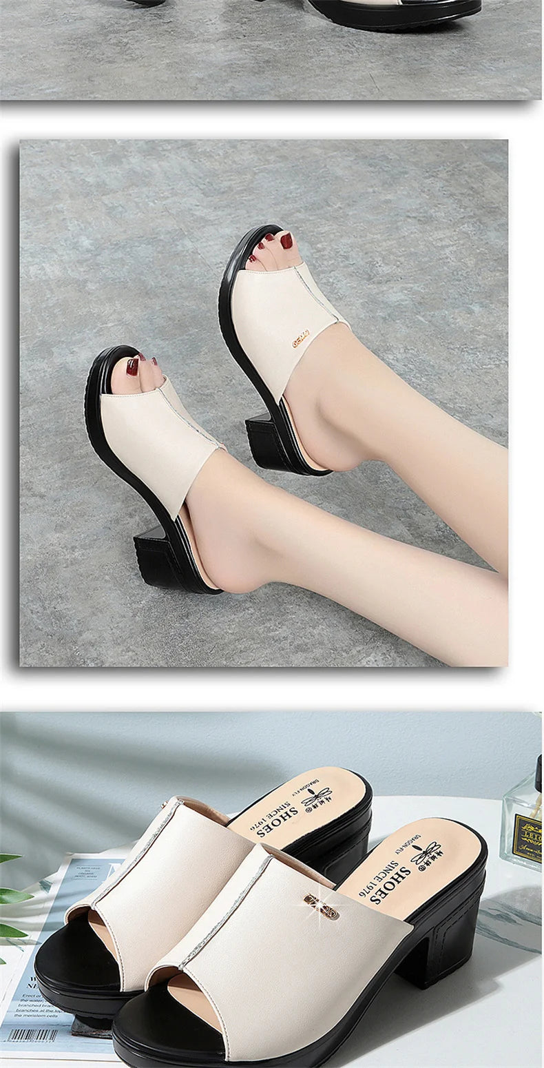 Heel Summer Peep Toe Platform