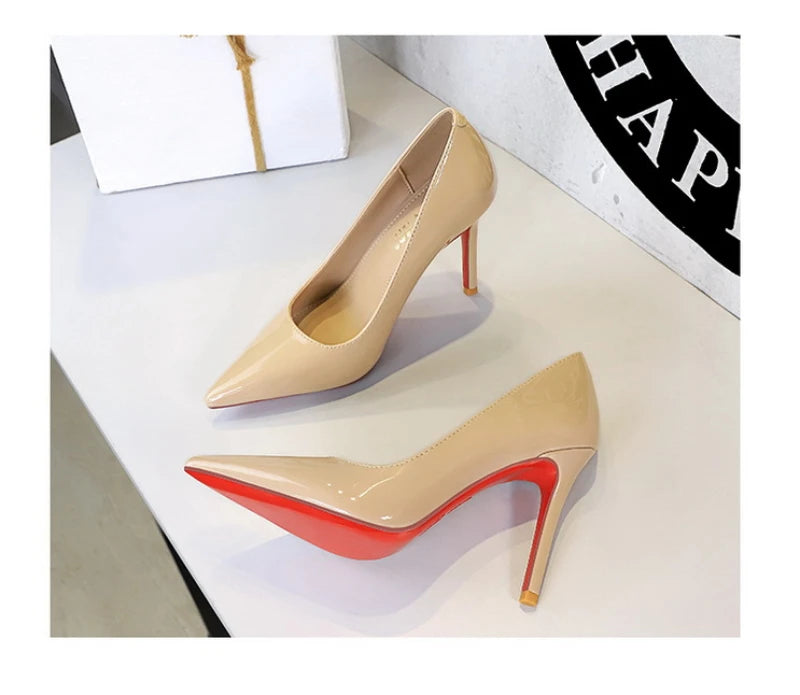 Simple Slim Heels High Heels