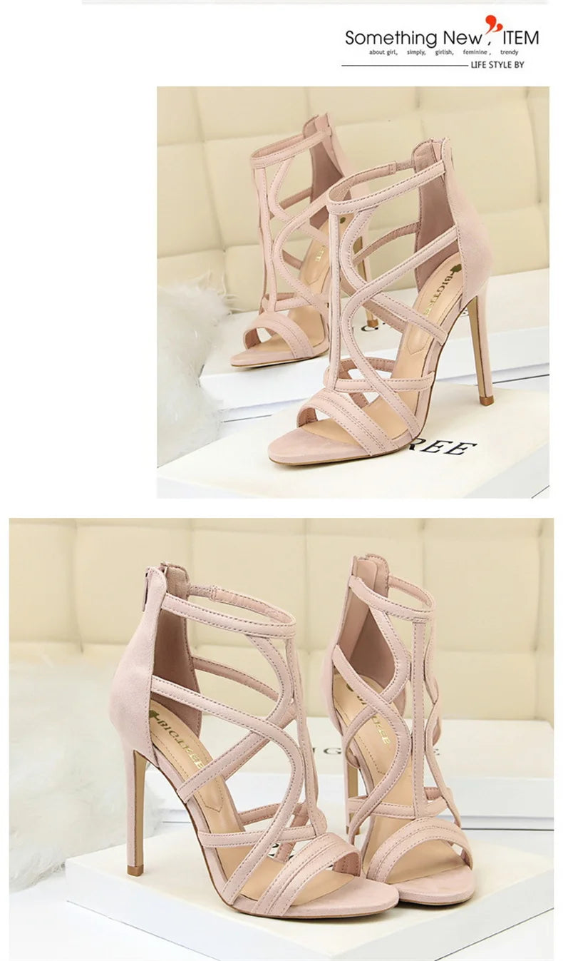 Roman style Thin High Heels