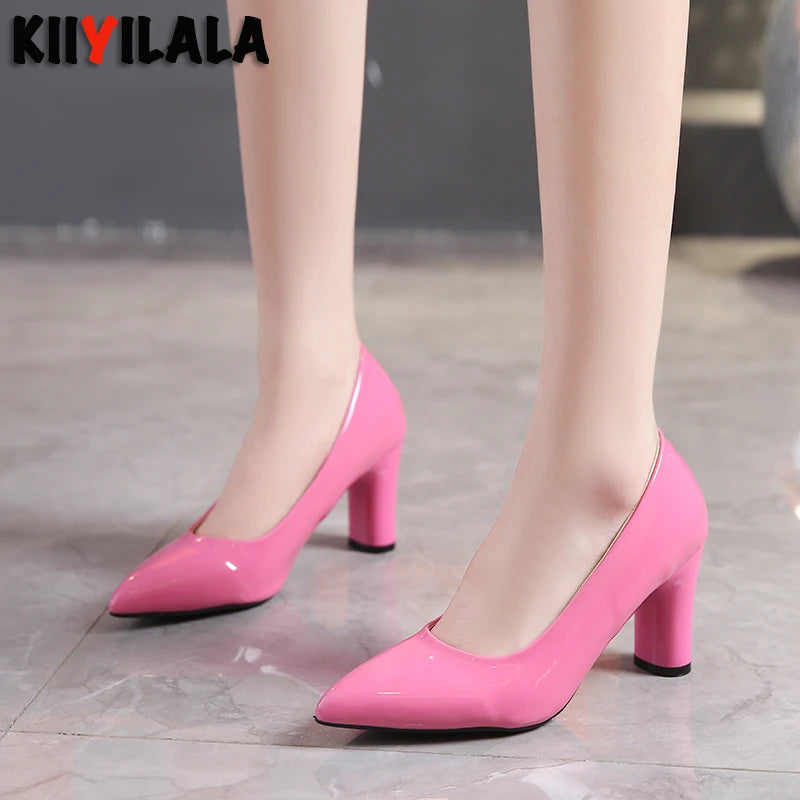 Women's Pumps 7.5cm round