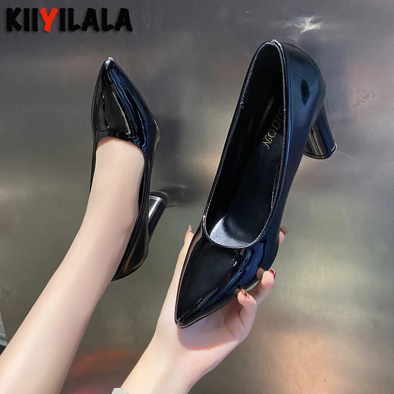 Women's Pumps 7.5cm round