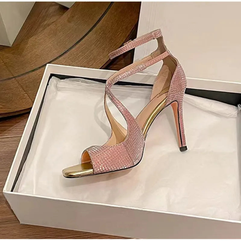 Fashion Patent Leather Peep toe