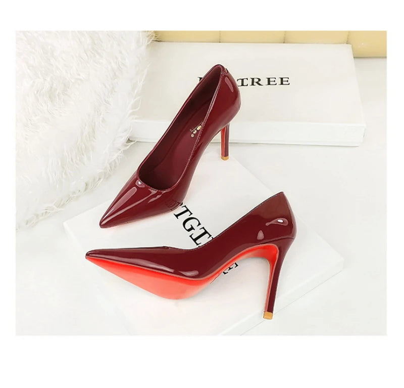 Simple Slim Heels High Heels