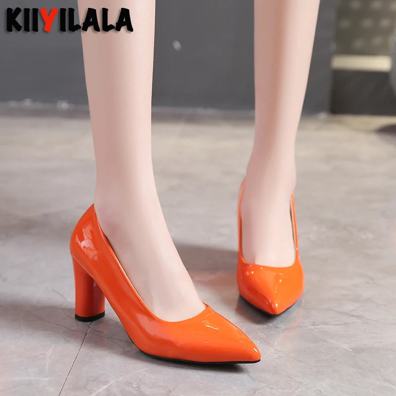 Women's Pumps 7.5cm round