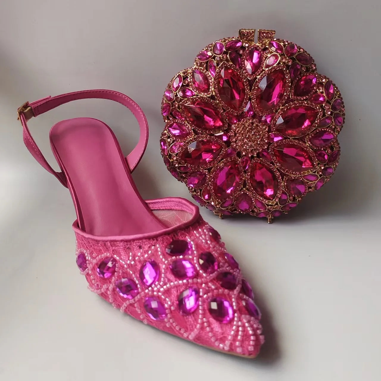 Full Diamond High Heel Sandals