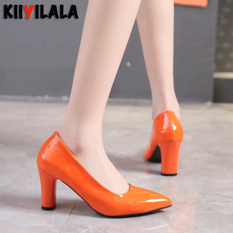 Women's Pumps 7.5cm round