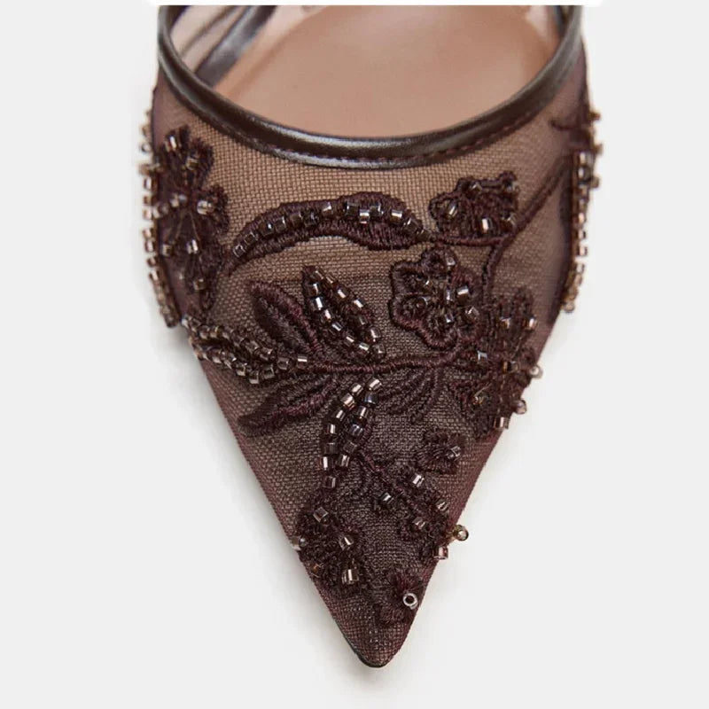 String Bead Mesh Embroider