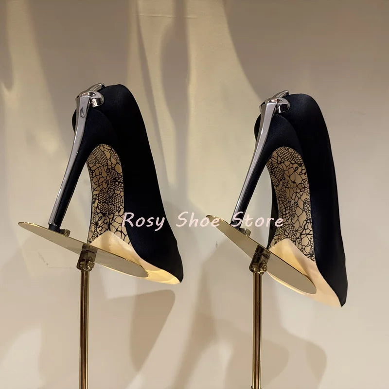 Elegant Metal Scepter Heel
