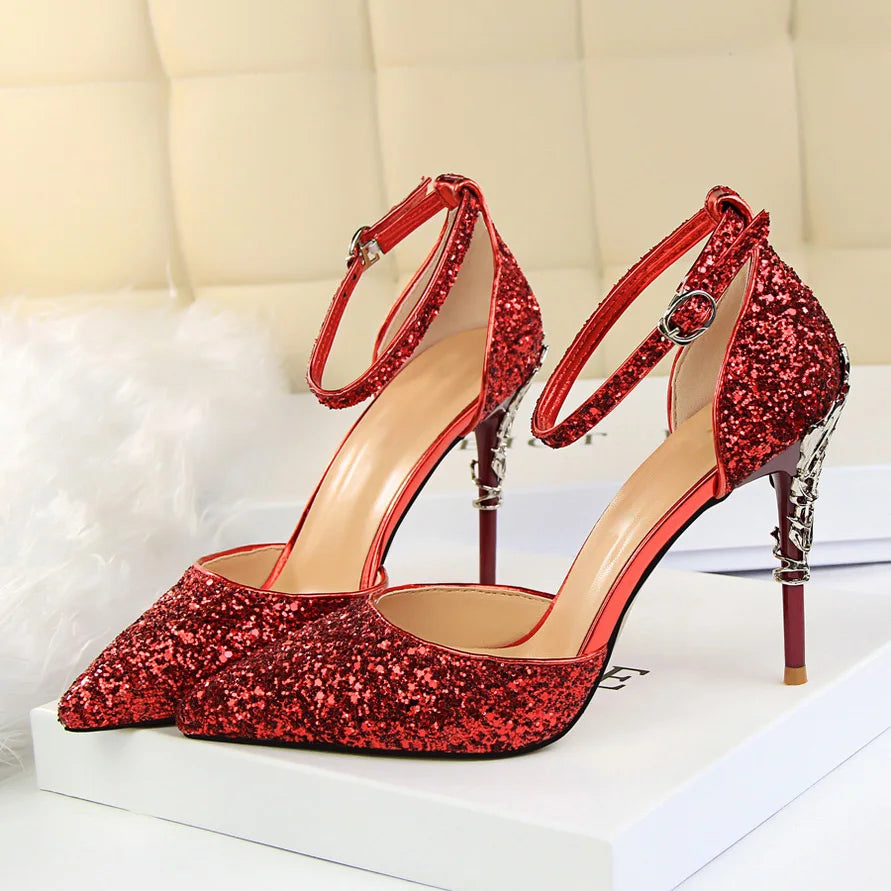 High Heels Bling Sandals Lady