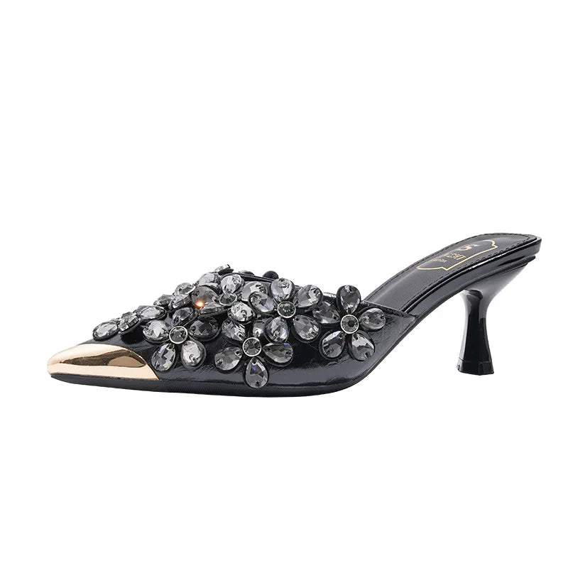 Luxury Rhinestones Pointed Toe