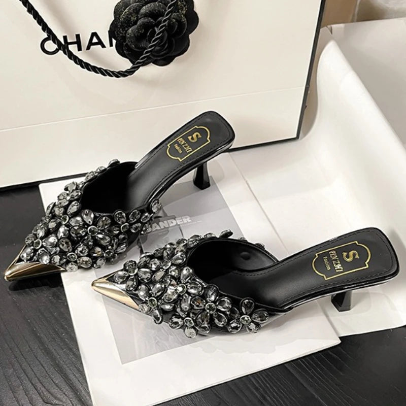 Luxury Rhinestones Pointed Toe