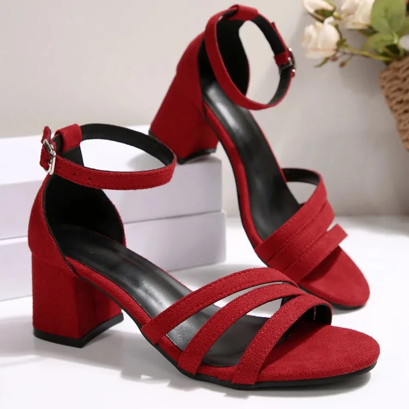 Block Heel Sandals Women's