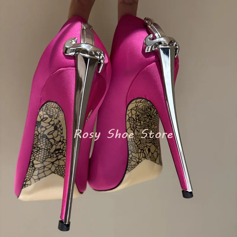 Elegant Metal Scepter Heel