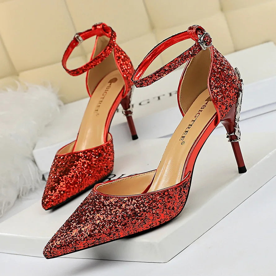 High Heels Bling Sandals Lady