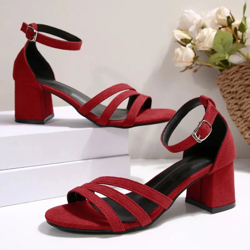 Block Heel Sandals Women's