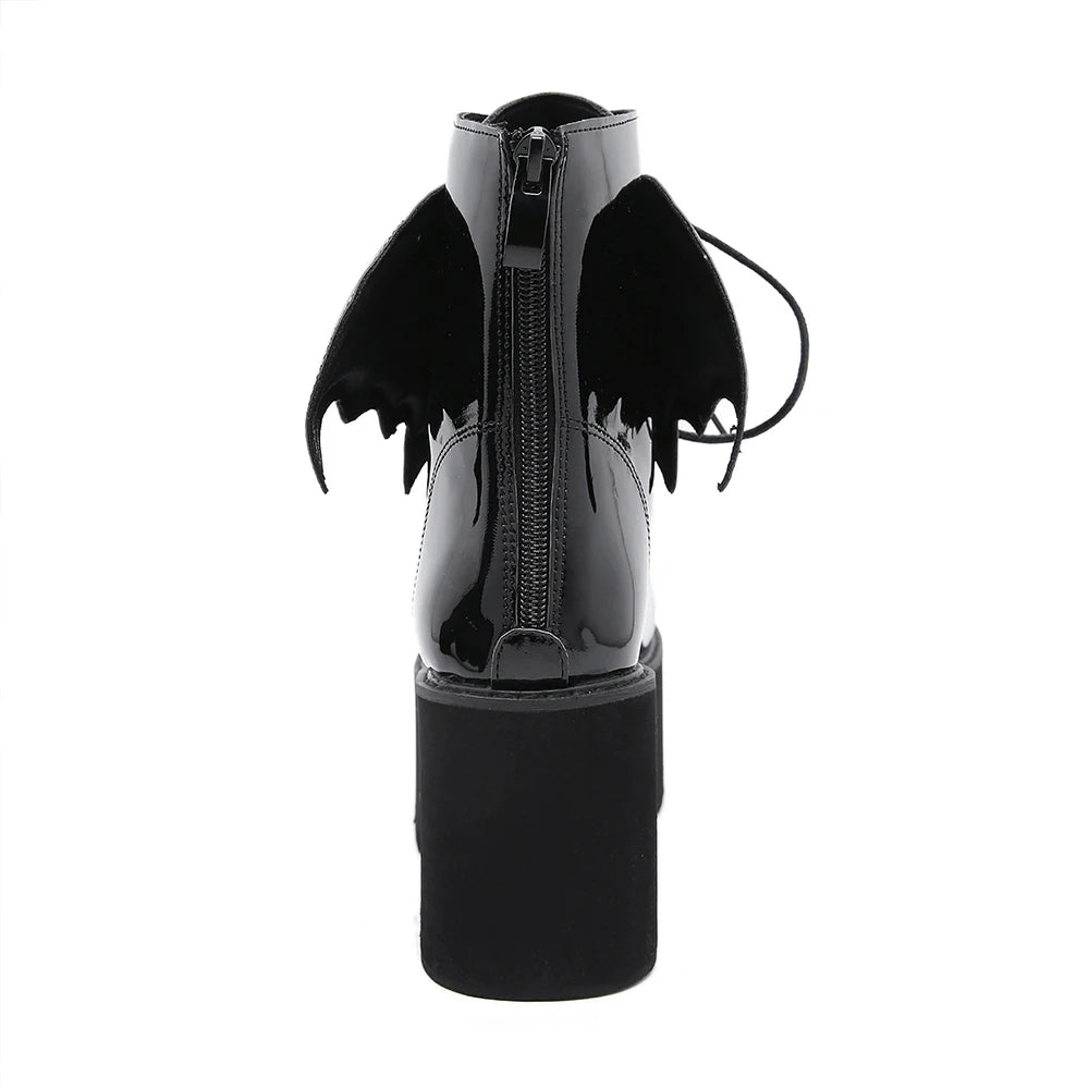 Women's Black Back Zipper