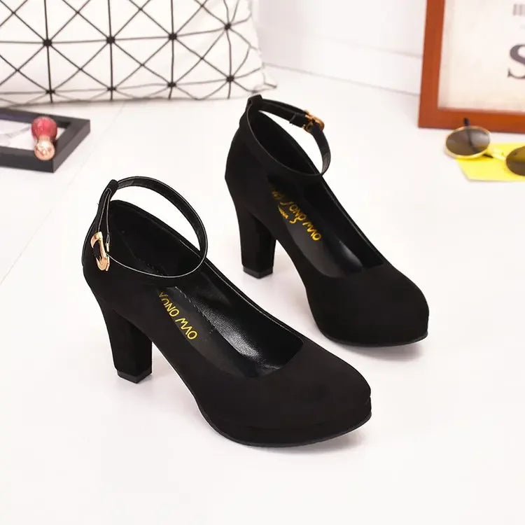Spring Women Pumps Flock