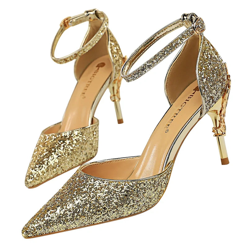 High Heels Bling Sandals Lady