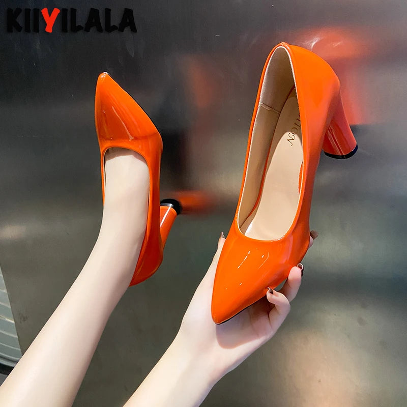 Women's Pumps 7.5cm round