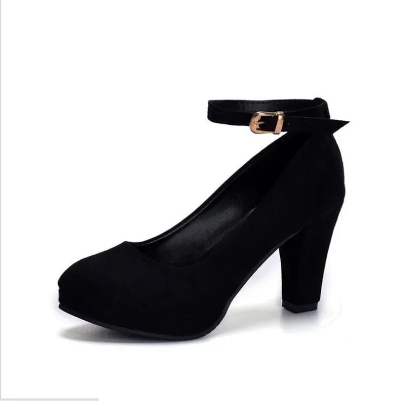 Spring Women Pumps Flock
