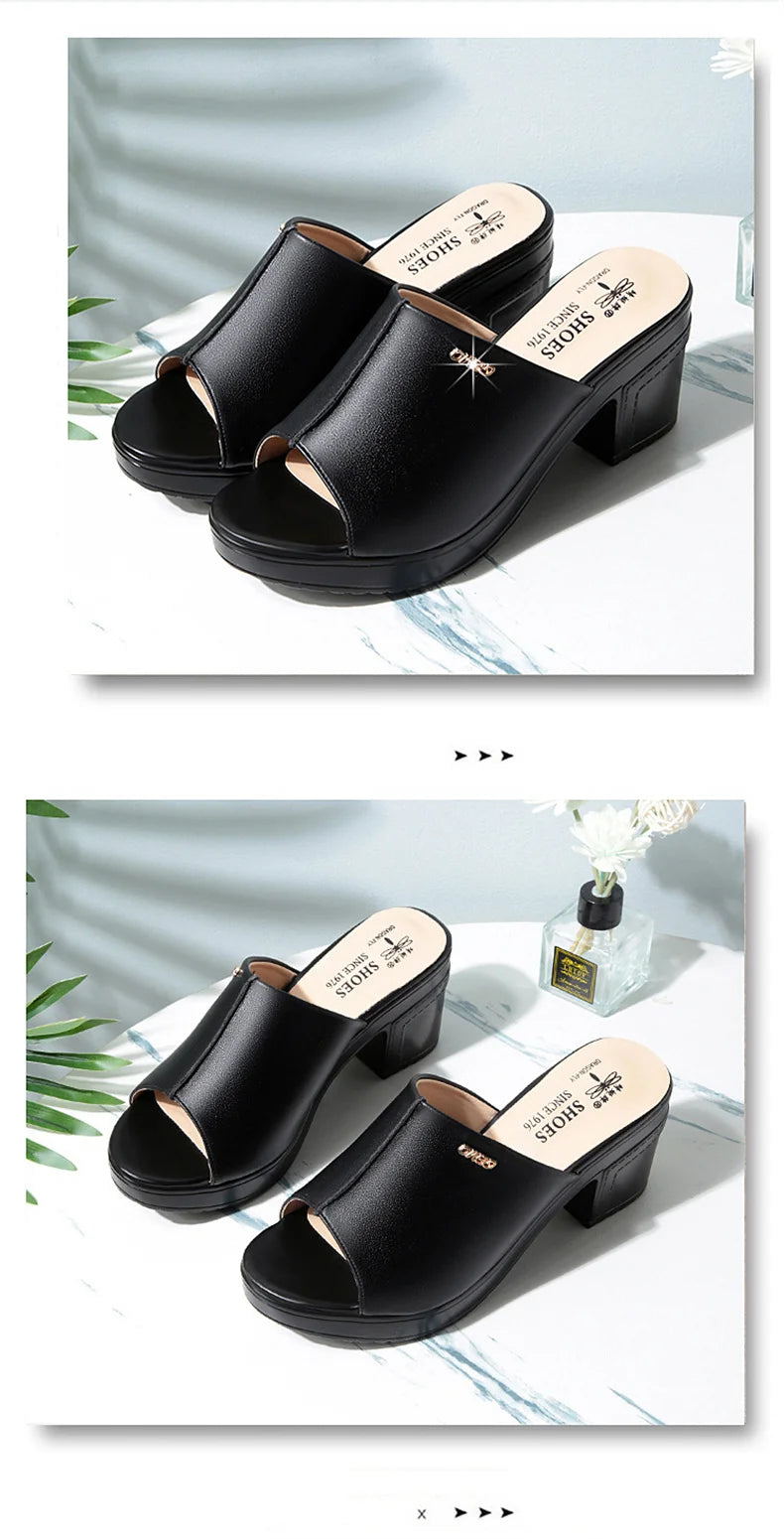 Heel Summer Peep Toe Platform