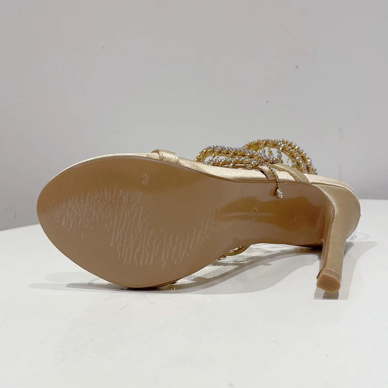 Eilyken Golden Crystal Rhinestone