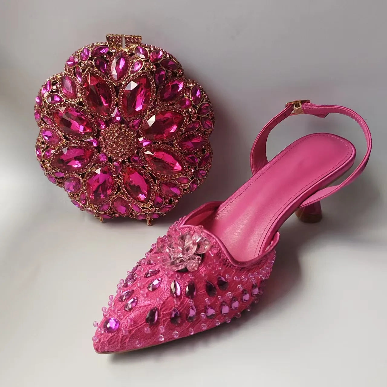 Full Diamond High Heel Sandals